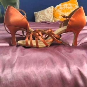 Ray Rose Latin Ballroom Dance Shoes Wide, Sz UK 4.5/US 6.5